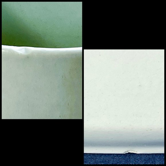 ▪️VTG▪️DELFT▪️Set of 2 Ceramic Dutch Windmill Barley & Oatmeal Kitchen Canisters - Picture 12 of 15